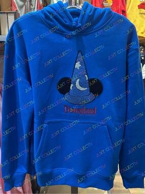 Disneyland Sorcerer Mickey Hat Hoodie Sweatshirt NWT